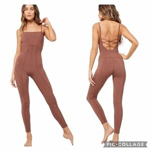 L*Space Go The Distance Jumpsuit, SMALL